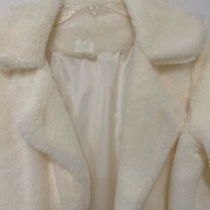 Faux fur, winter white, jacket, never worn